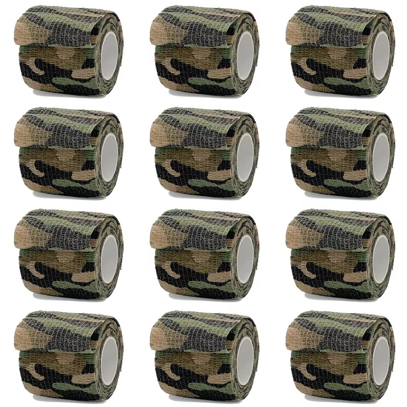 Outdoor Hunting Fabric - 1/6/12Pcs Wetland Camouflage Elastic Outdoor Hunting