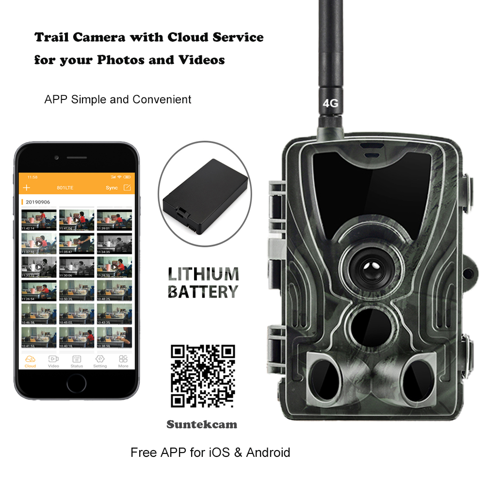 Outdoor Hunting Video Camera - 4G APP Control Trail Hunting Camera