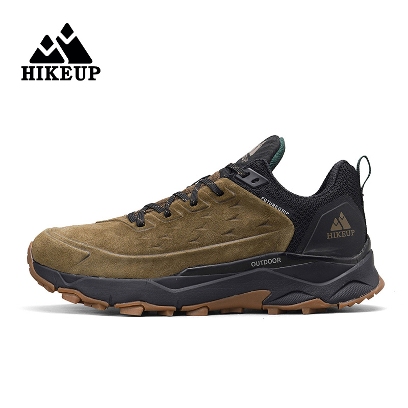 Outdoor Hunting Fabric - HIKEUP Rubber Outsole Cushioned Shoes for