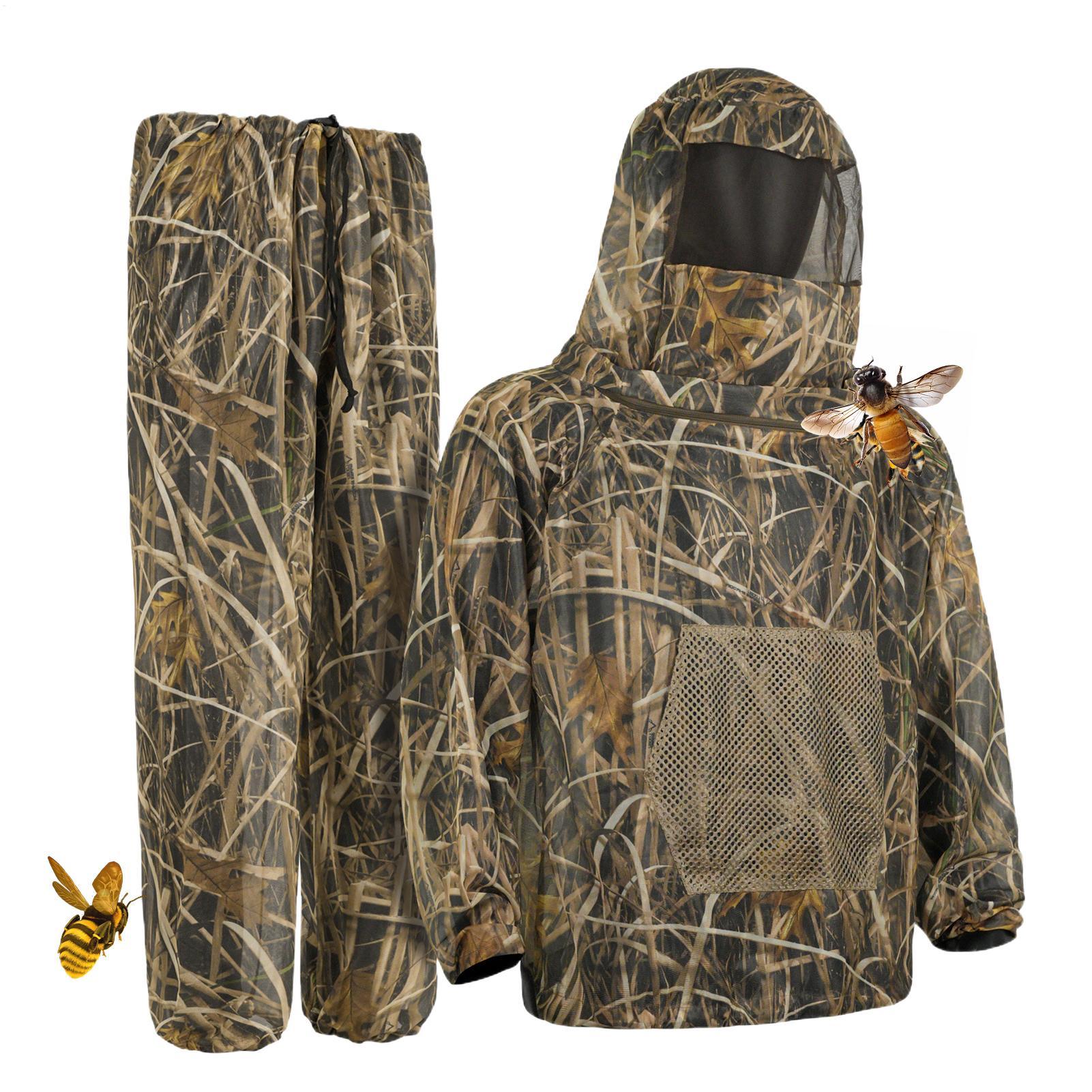 Outdoor Hunting Outfit - Hunting Suit Fly Proof Mesh Outfit