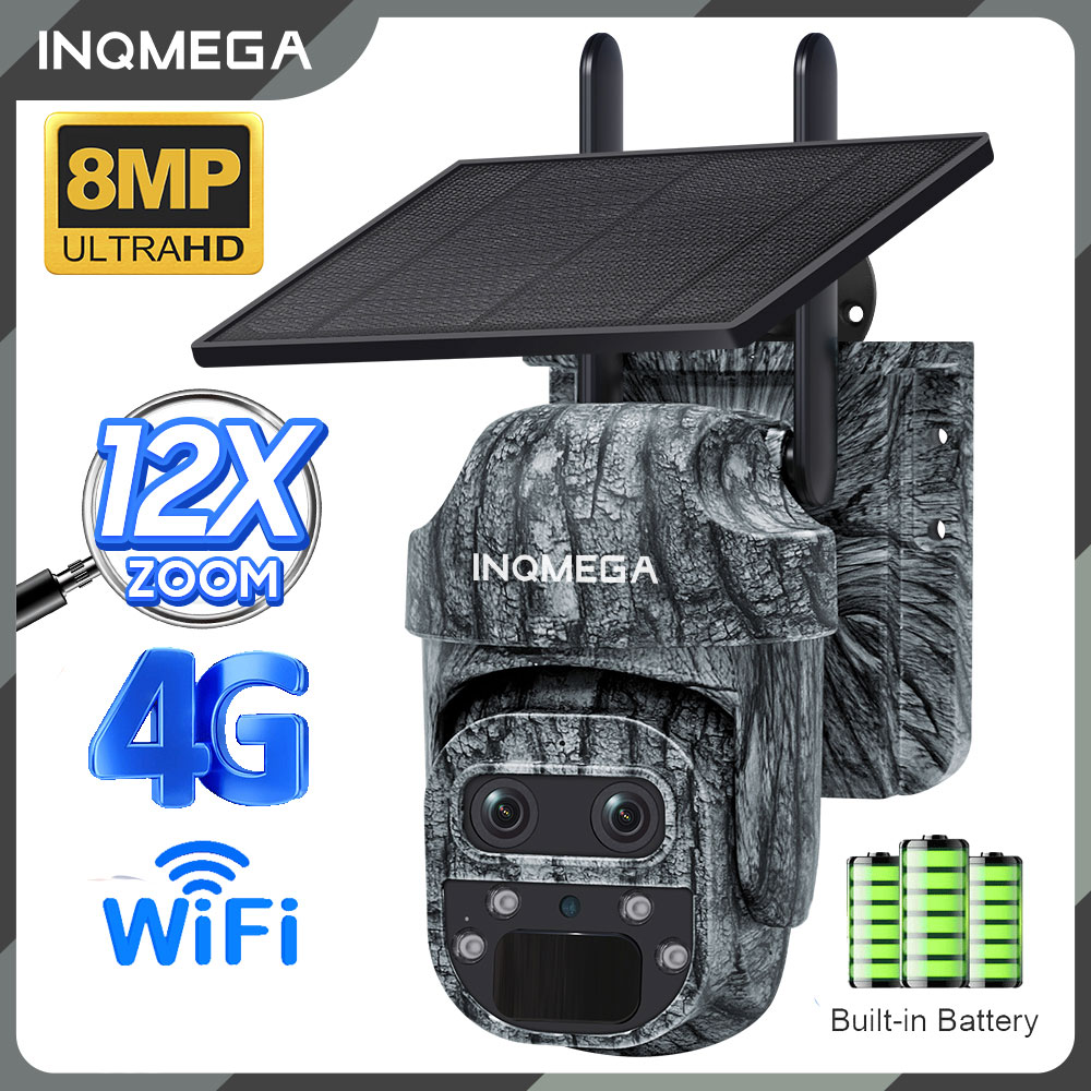 Outdoor Hunting Camera Wifi - 4K 8MP 4G SIM WIFI Solar