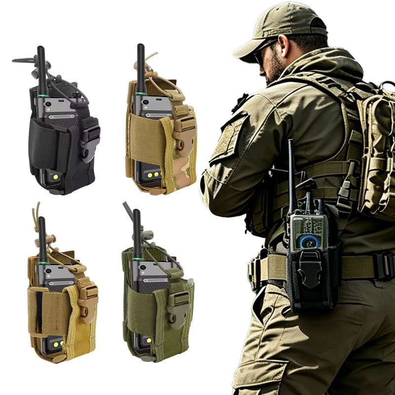 Outdoor Hunting Fabric - Nylon Tactical Walkie Talkie Holster Molle