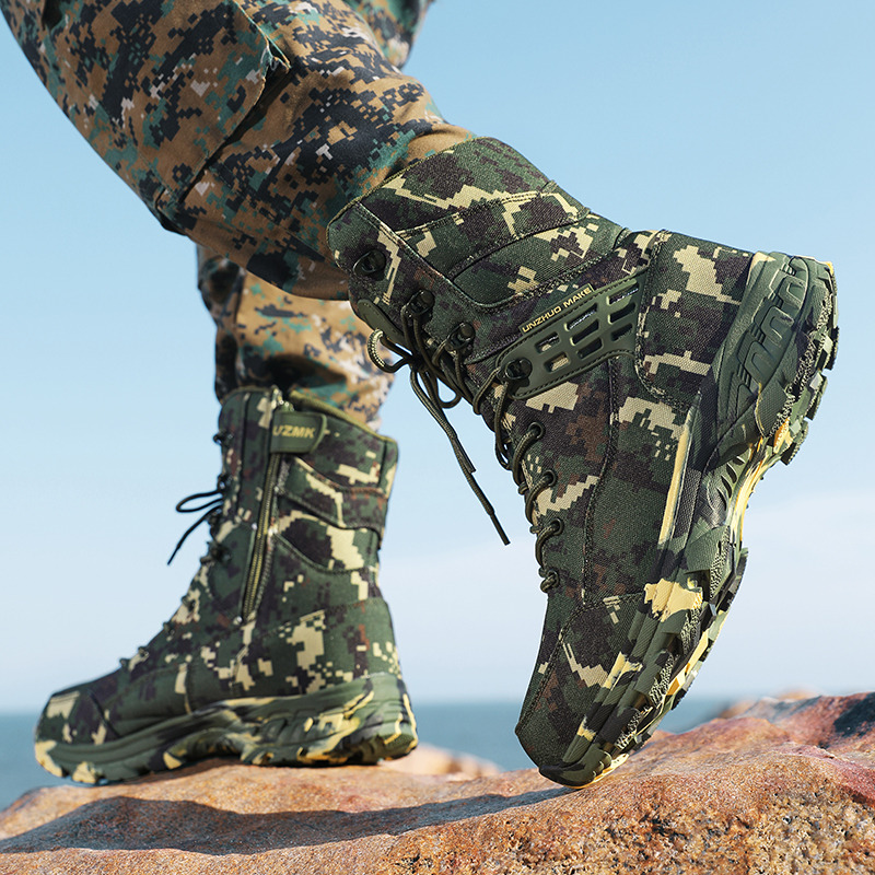 Outdoor Hunting Fabric - High Quality Men's Outdoor Boots Camouflage