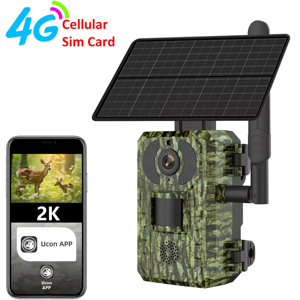 Outdoor Hunting Video Camera - EU 4G Cellular 2K Battery Solar