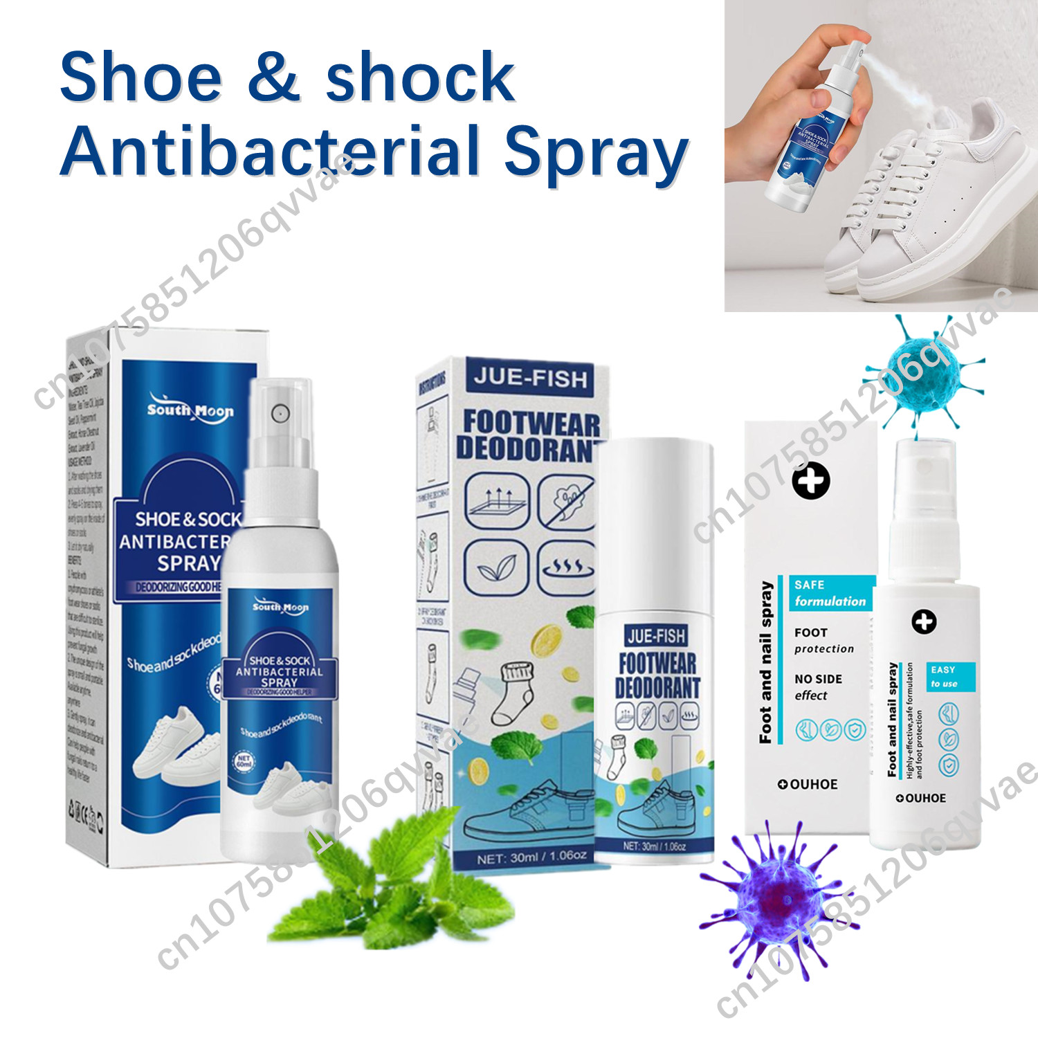 Scent Eliminator Spray - Foot Perfume Odor Shoe Odor Nemesis