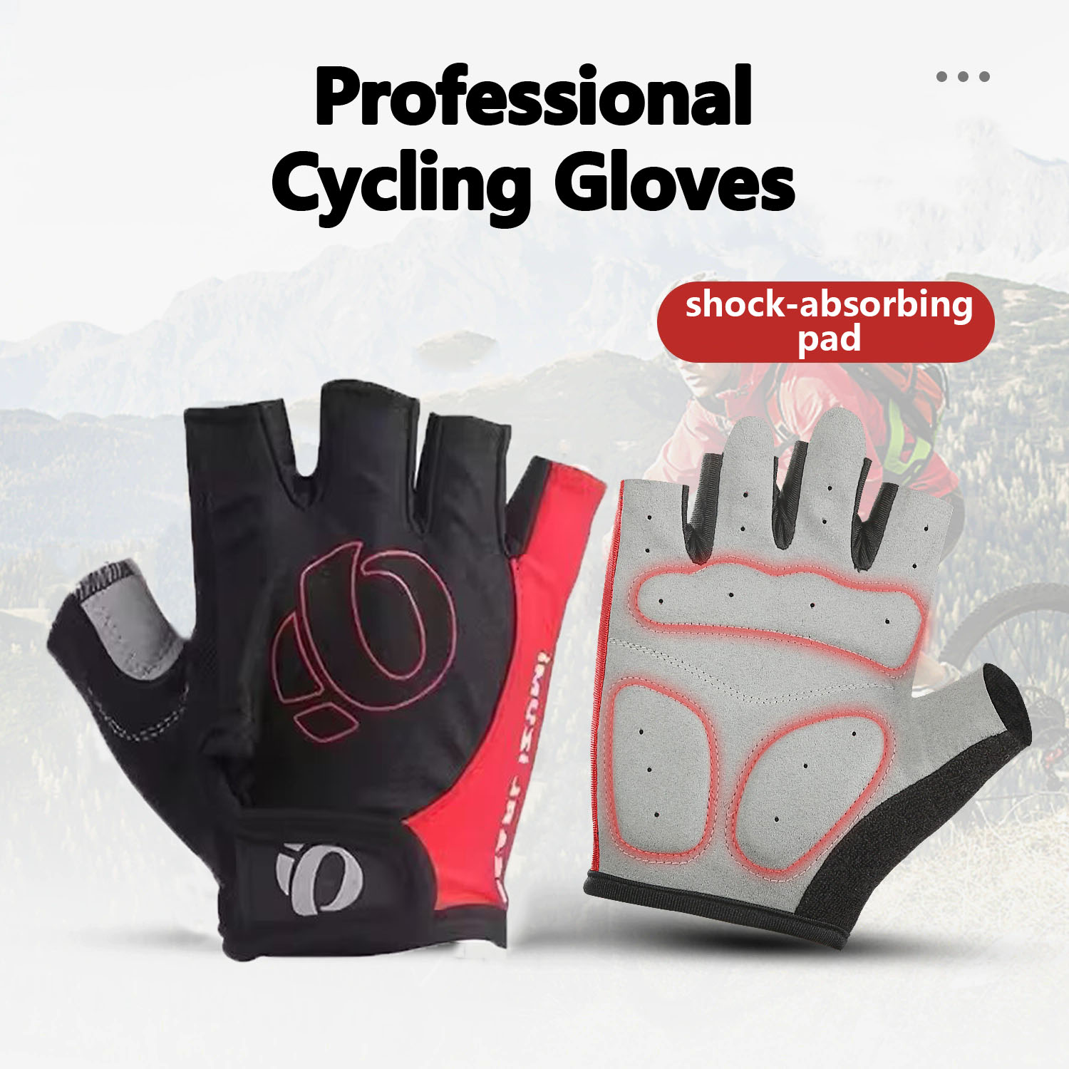 Outdoor Hunting Gloves - Outdoor Cycling Shock-absorbing Half Finger Gloves