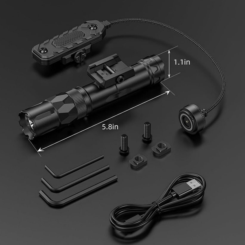 Richfire 2500LM Tactical Flash - Tactical Flashlight Rechargeable review and price