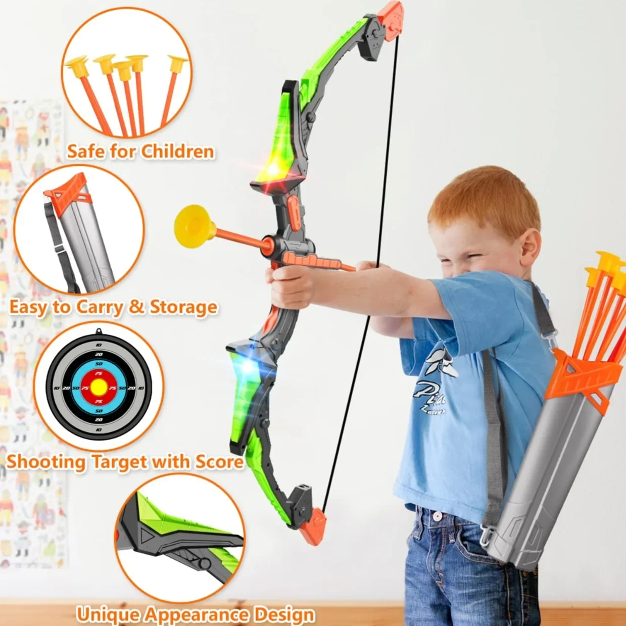 Bow and Arrows for Children Ki - Outdoor Hunting Games For Kids review and price