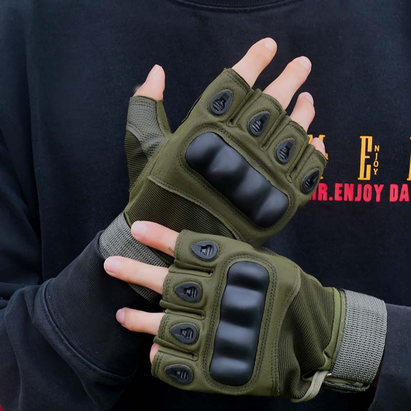 Outdoor Tactical Gloves Half F - Outdoor Hunting Gloves review and price
