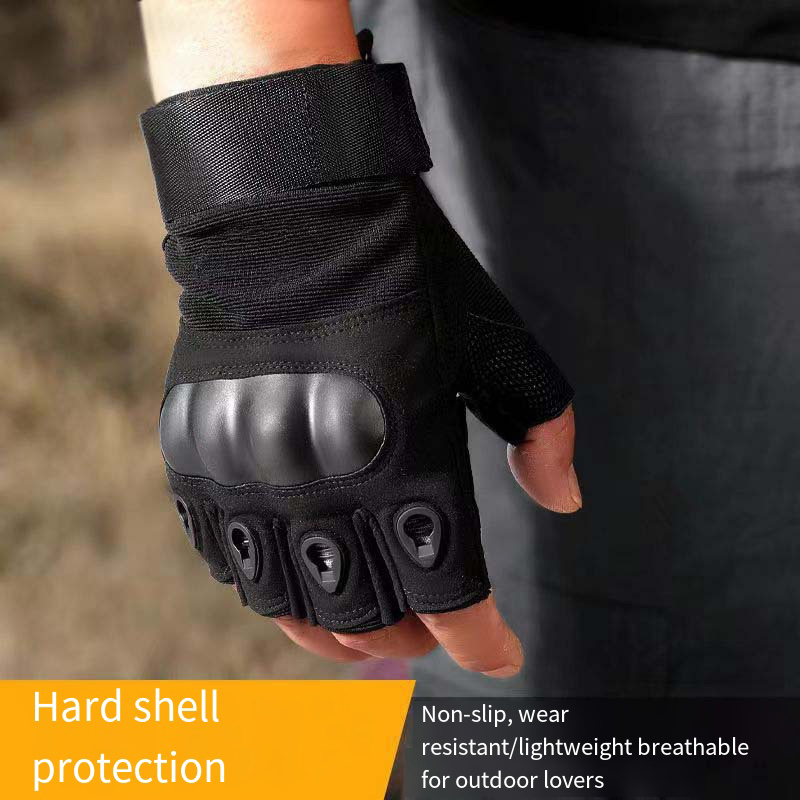 Outdoor Tactical Gloves Half F - Outdoor Hunting Gloves review and price