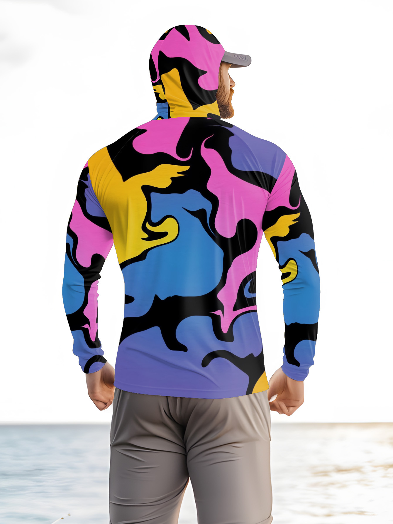 Fishing hooded sweatshirt men' - Outdoor Hunting Prints review and price