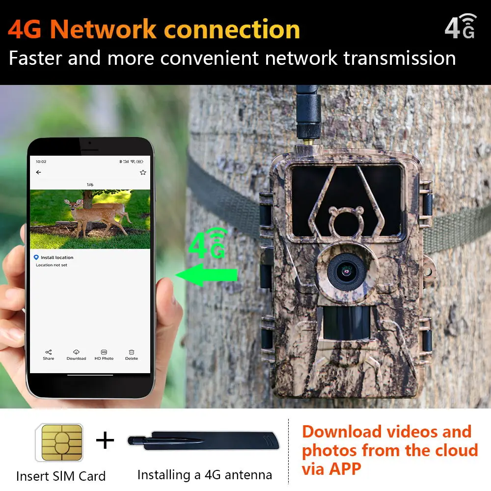 1Pcs HD8K Infrared Camera For  - Outdoor Hunting Camera Wifi review and price
