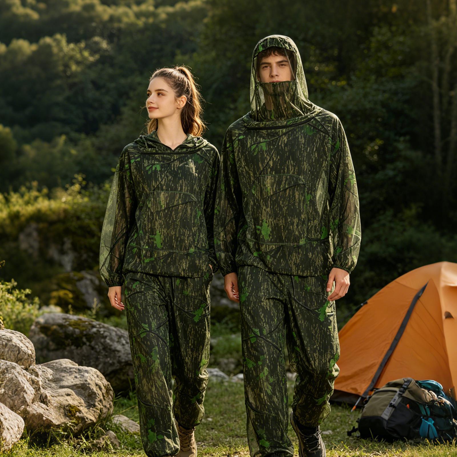 Men Hunting Suit Fly Proof Mes - Outdoor Hunting Outfit review and price