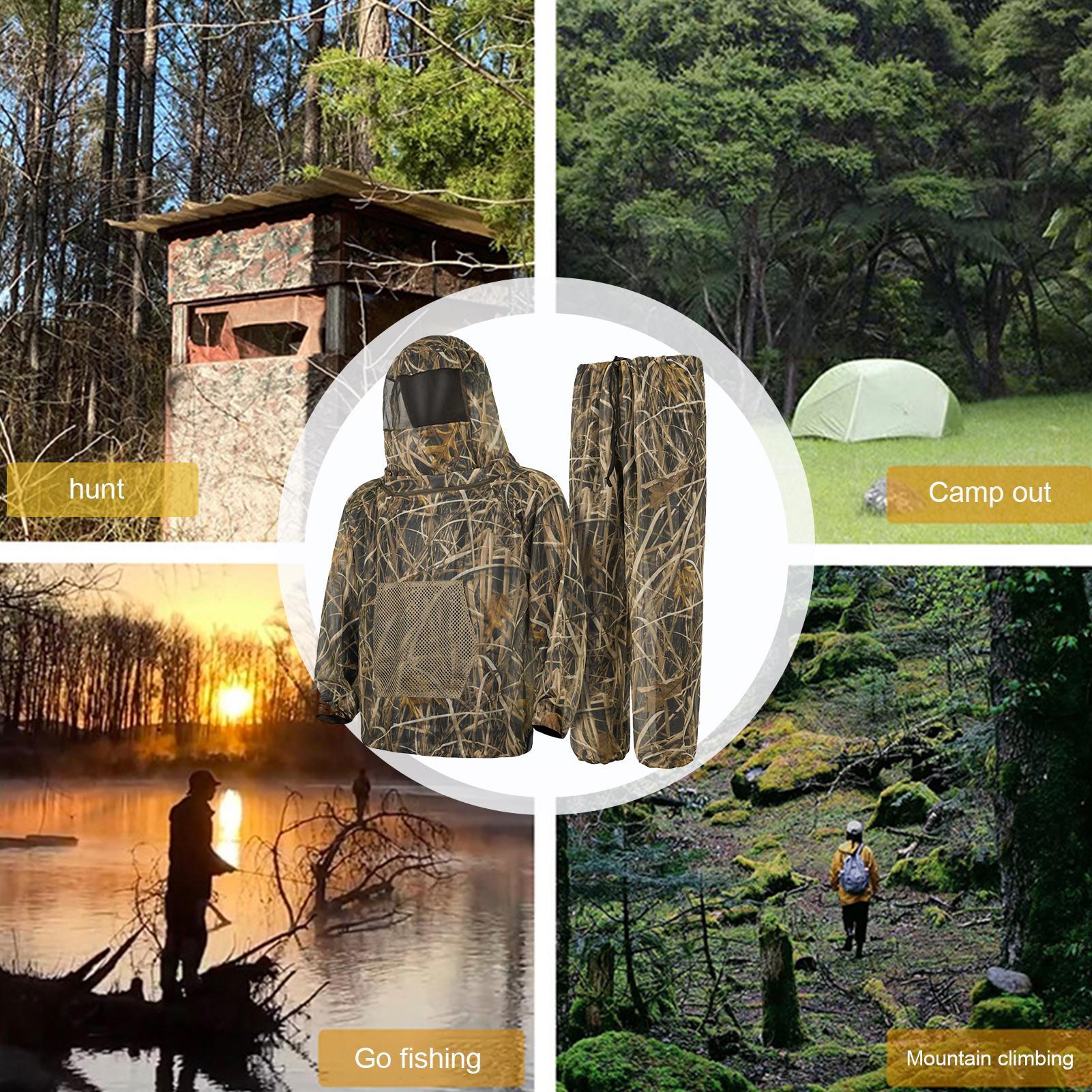 Men Hunting Suit Fly Proof Mes - Outdoor Hunting Outfit review and price