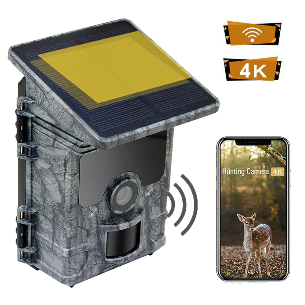 Solar Panel Hunting Camera 4K  - Outdoor Hunting Camera Wifi review and price