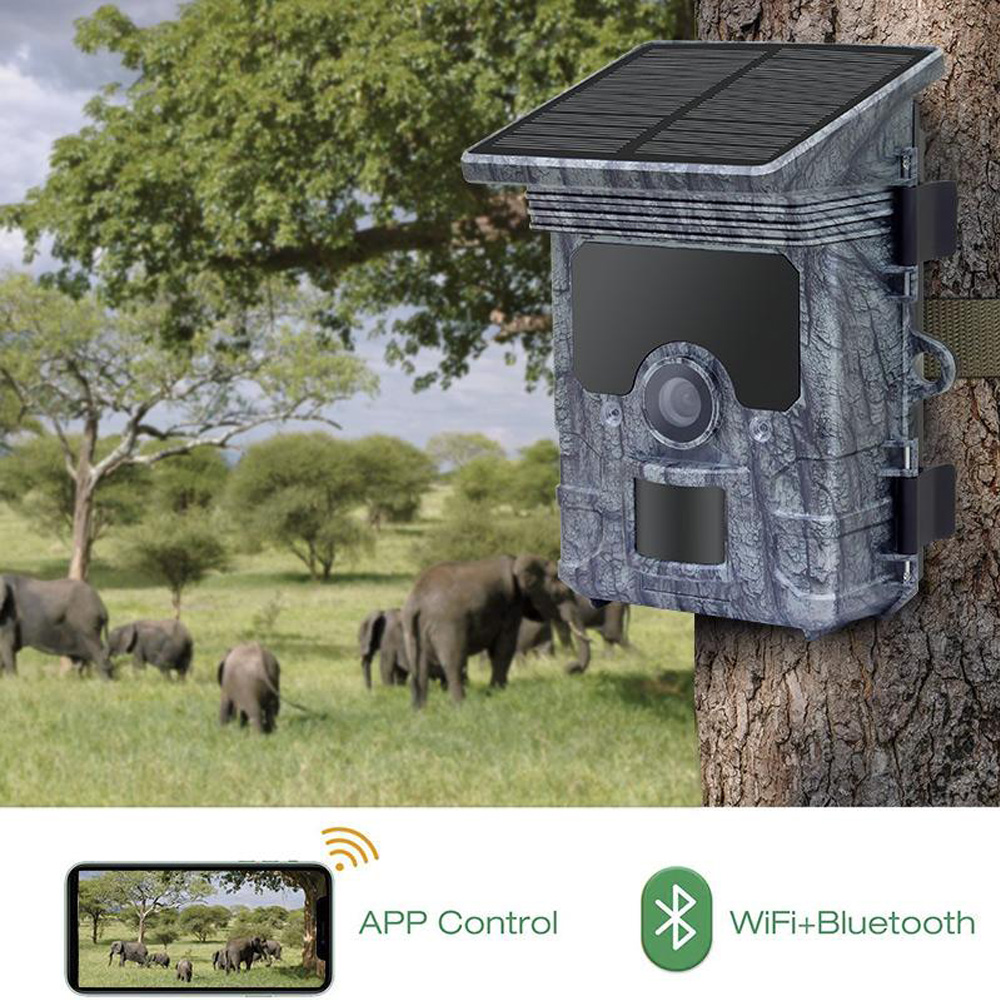 Solar Panel Hunting Camera 4K  - Outdoor Hunting Camera Wifi review and price