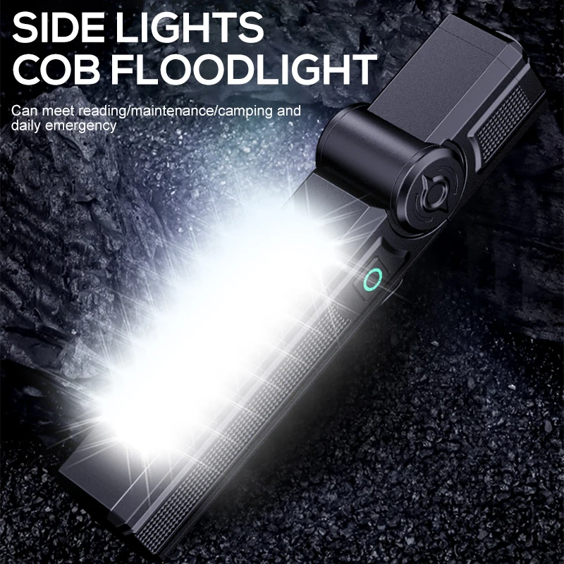 Portable COB + High-Power LED  - Tactical Flashlight Rechargeable review and price