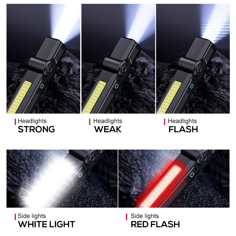 Portable COB + High-Power LED  - Tactical Flashlight Rechargeable review and price