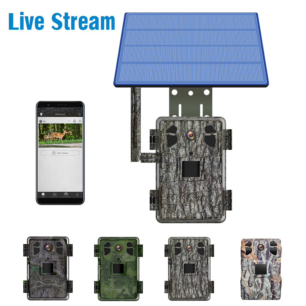 4G LTE Solar Hunting Trail Cam - Outdoor Hunting Camera Wifi review and price
