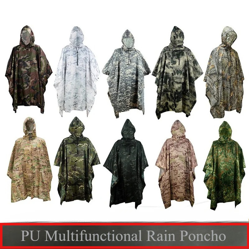 1pc Outdoor Camouflage Mackint - Outdoor Hunting Products review and price