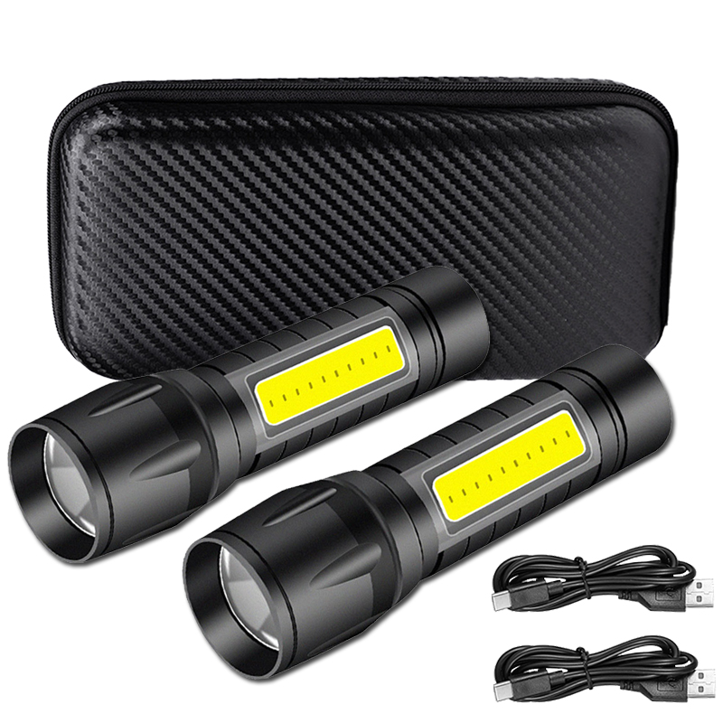 Portable COB+LED Camping Light - Tactical Flashlight Rechargeable review and price