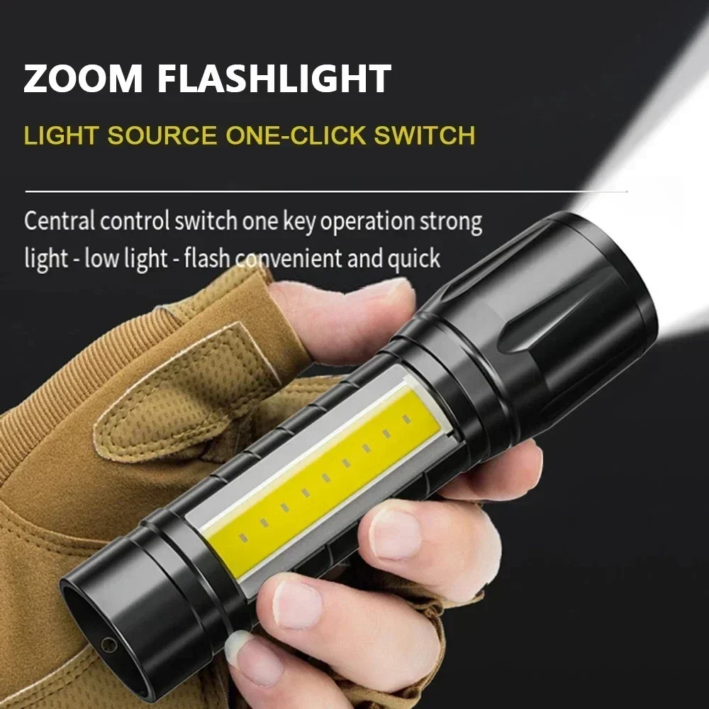 Portable COB+LED Camping Light - Tactical Flashlight Rechargeable review and price