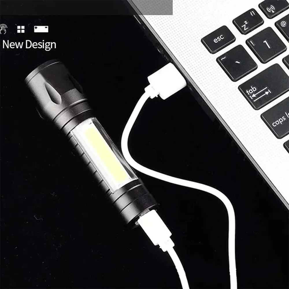 Portable COB+LED Camping Light - Tactical Flashlight Rechargeable review and price