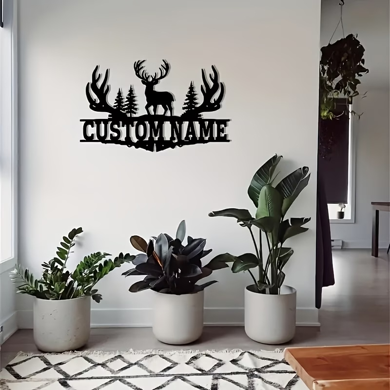 Customizable Rustic Deer Antle - Hunting Outdoor Christmas Decorations review and price