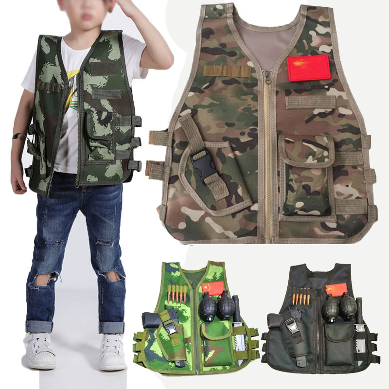 Kids Tactical Vest Suit Huntin - Outdoor Hunting Games For Kids review and price