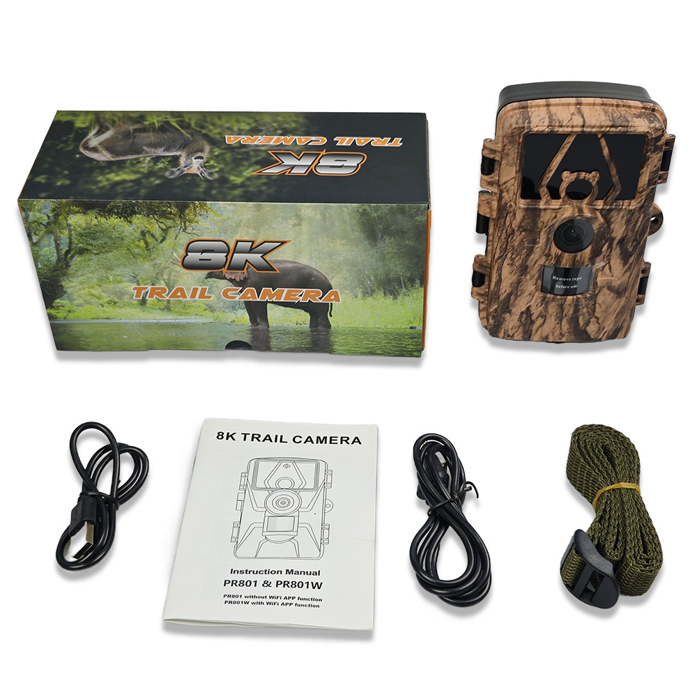 PR801W Ultra Clear 8K Video 60 - Outdoor Hunting Camera Wifi review and price