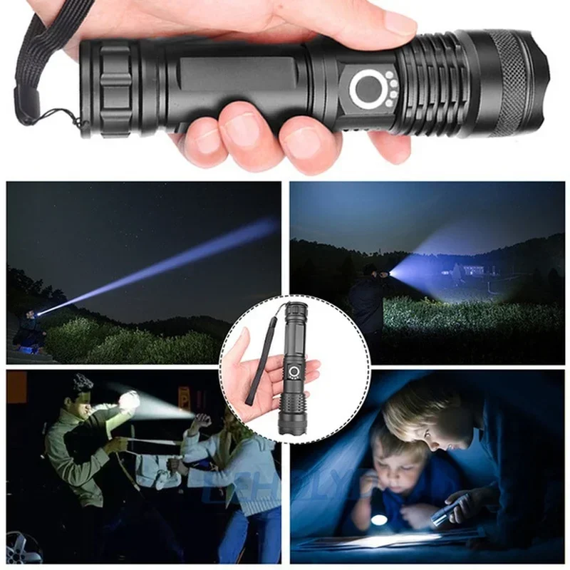 High Power XHP70 Led Flashligh - Tactical Flashlight Rechargeable review and price