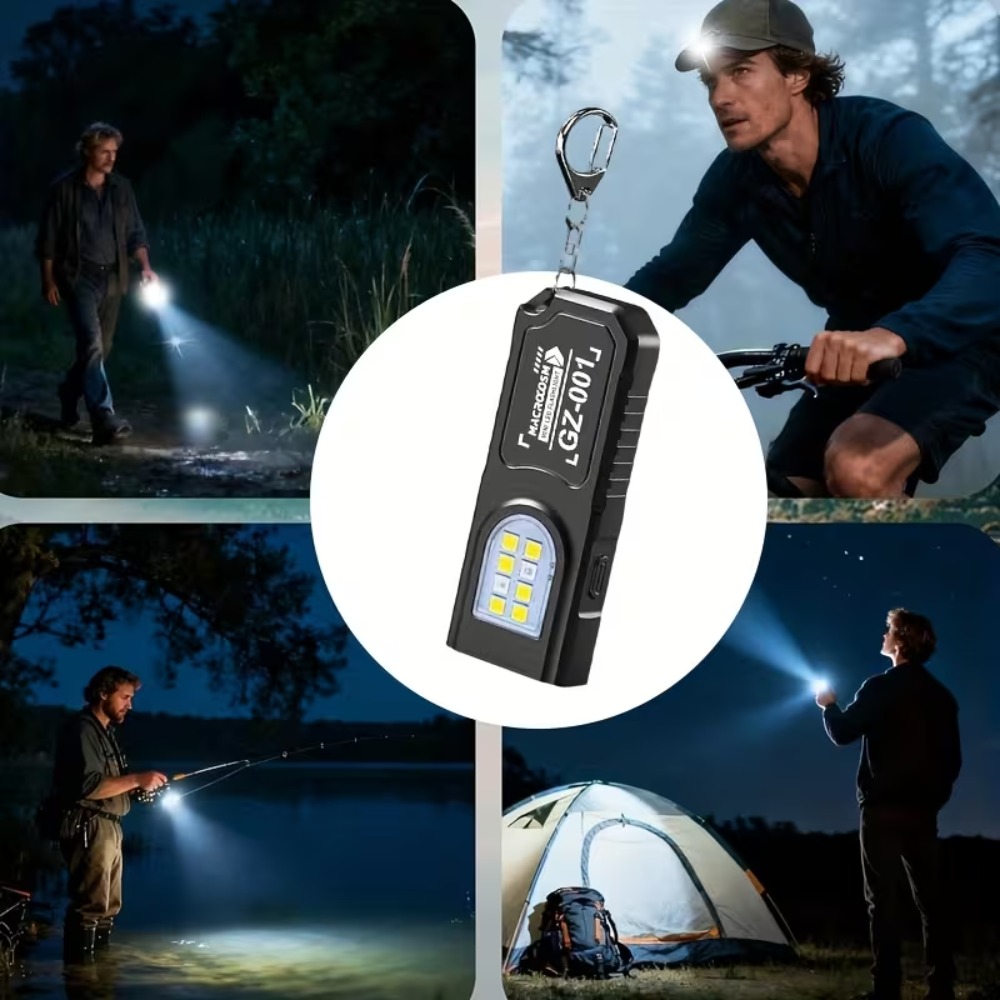 Mini COB LED Keychain Flashlig - Tactical Flashlight Rechargeable review and price